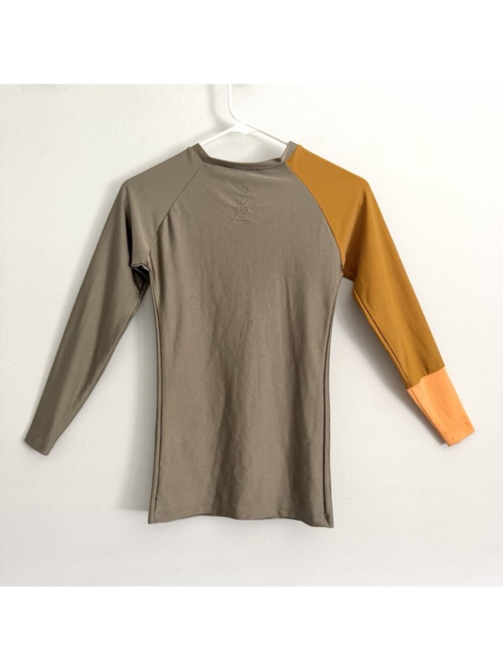 Seea Doheny Swim Rashguard Long Sleeve Marsala Brown Colorblock Women’s Sz Small - Picture 6 of 7